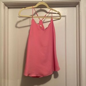 Jcrew scalloped cami blouse